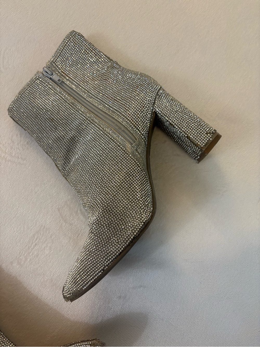 INC rhinestone ankle boots - Picture 3 of 7